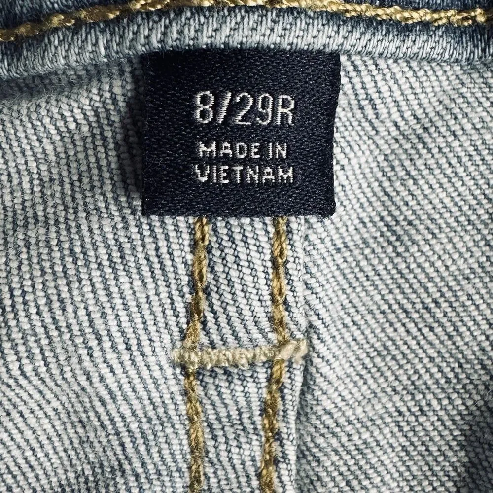 Universal Thread High Rise Skinny Jeans 8/29 (29x27.5) Blue Distressed Womens